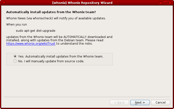 Whonix Repository Wizard install updates.png