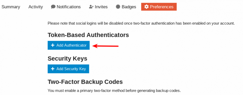 Two-factor Authentication (2FA)